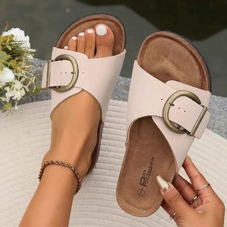 Leonie – Komfort-Sandalen mit Statement-Schnalle