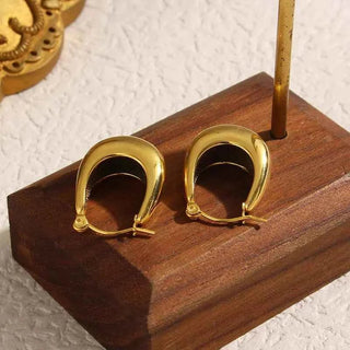 Ohrringe Tropfen Gold - Cecile LavelleGold