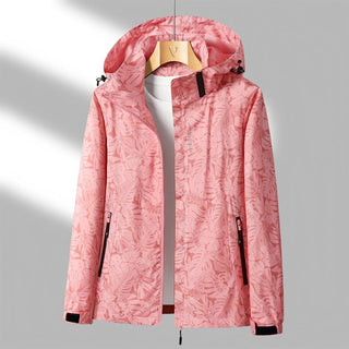 Outdoor Jacke Damen Bedruckt - Cecile LavelleRosa