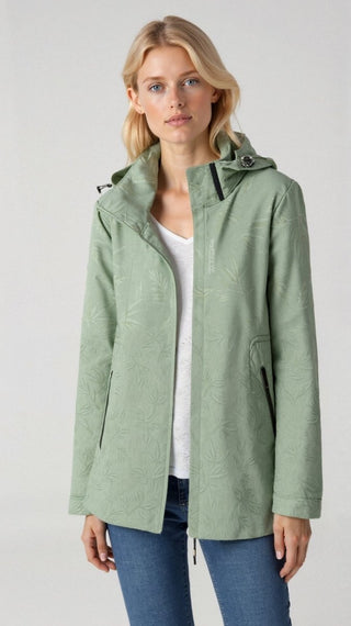 Outdoor Jacke Damen Bedruckt - Cecile LavelleDunkelblau