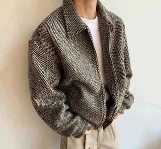 Oversize Jacke Herren - Cecile LavelleKhaki