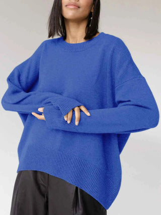 Oversize Rollkragenpullover - Cecile LavelleDunkelrot