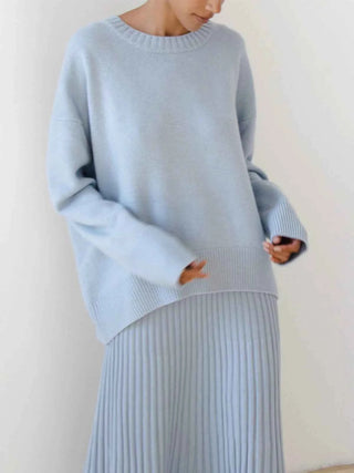 Oversize Rollkragenpullover - Cecile LavelleDunkelrot