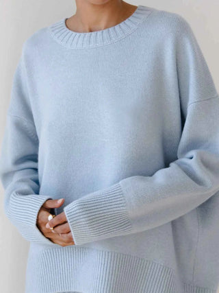 Oversize Rollkragenpullover - Cecile LavelleDunkelrot