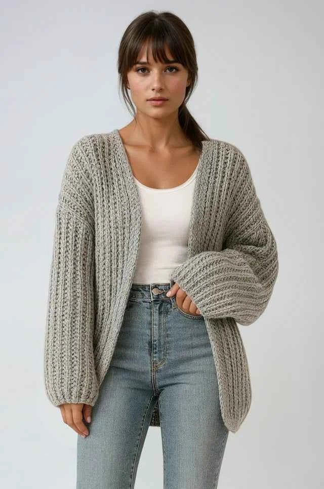 Oversize Strickjacke Damen