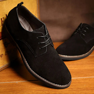 Oxfordschuh Herren Klassisch in Schwarz
