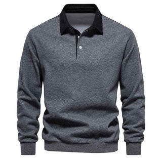 Polo Pullover Herren - Cecile LavelleGrau