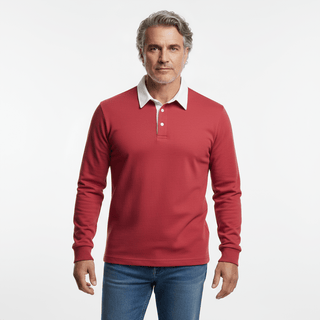 Polo Pullover Herren - Cecile LavelleRot
