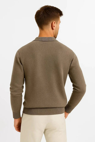 Polopullover Herren Mit Kragen - Cecile LavelleGrau