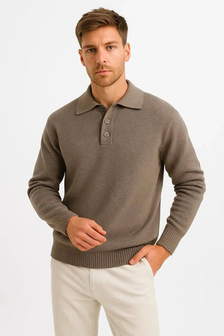 Polopullover Herren Mit Kragen - Cecile LavelleBraun