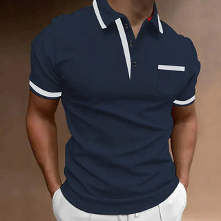 Poloshirt Herren Slim Fit - Cecile LavelleDunkelblau