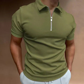 Poloshirt Herren Slim Fit - Cecile LavelleOlivgrün