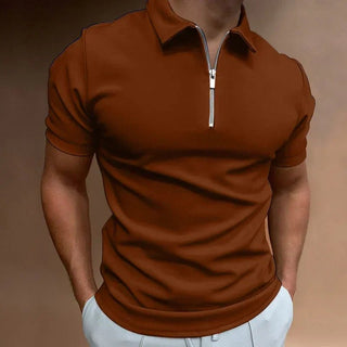 Poloshirt Herren Slim Fit - Cecile LavelleBraun