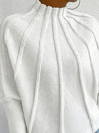 Pullover Damen mit Stehkragen - Cecile LavelleBlau