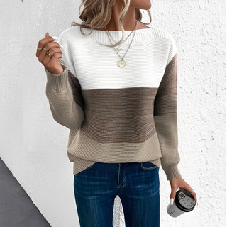Pullover Damen Oversized in Braun