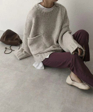 Pullover Damen Oversized