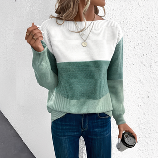 Pullover Damen Oversized in Grün