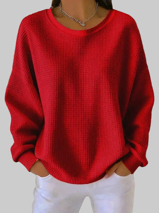 Pullover Damen Oversized in Rot