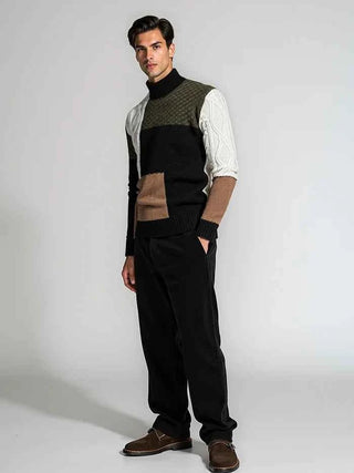 Pullover Herren Klassisch - Cecile LavelleSchwarz