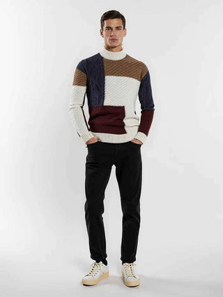 Pullover Herren Klassisch - Cecile LavelleWeiß