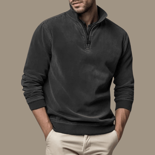 Pullover Herren mit Stehkragen - Cecile LavelleDunkelbraun
