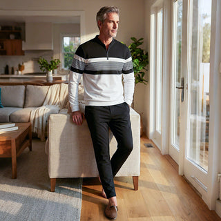 Pullover Herren Quarter-Zip