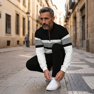 Pullover Herren Quarter-Zip