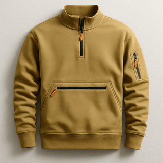 Pullover Herren Slim Fit in Braun