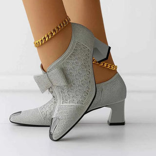 Pumps Mit Strass Schleife - Cecile LavelleSchwarz