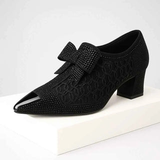 Pumps Mit Strass Schleife - Cecile LavelleSchwarz