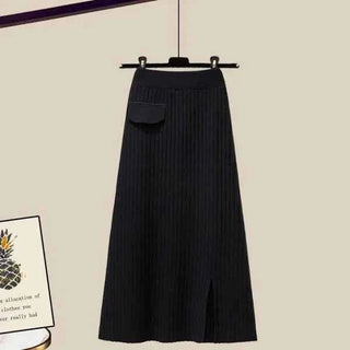 Rock Und Oberteil Set Elegant - Cecile LavelleSchwarz - Grau