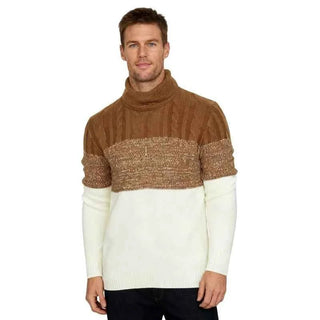 Rollkragen Pullover Herren - Cecile LavelleBraun