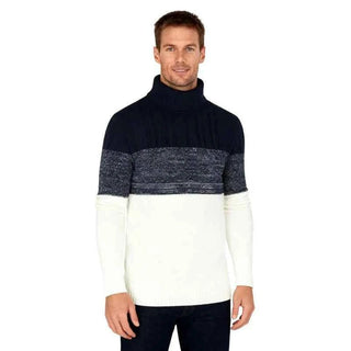 Rollkragen Pullover Herren - Cecile LavelleMarineblau
