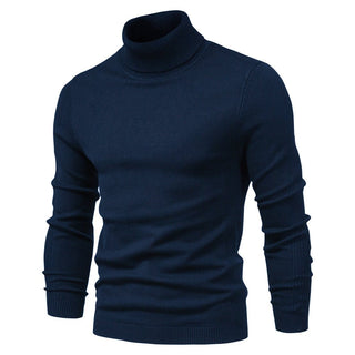 Rollkragenpullover Herren Klassisch - Cecile LavelleDunkelblau
