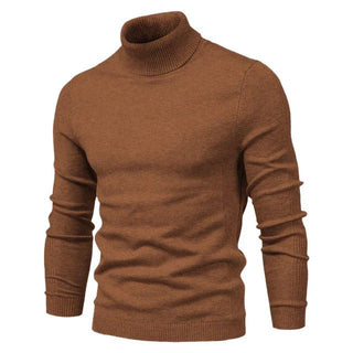 Rollkragenpullover Herren Klassisch - Cecile LavelleBraun