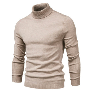 Rollkragenpullover Herren Klassisch - Cecile LavelleBeige