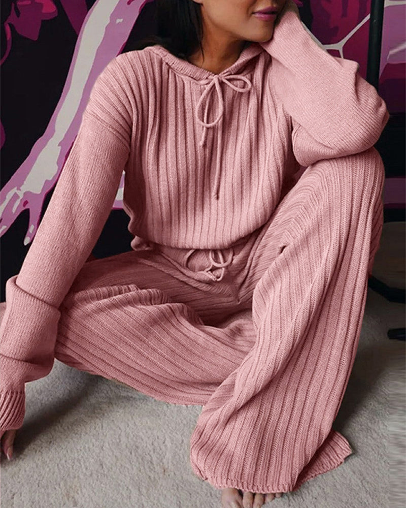 Pyjamas för damer med huva