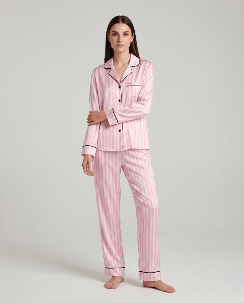 Women's long pajamas with shirt and pants