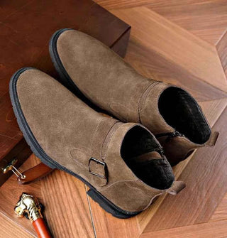 Schnallen Stiefel Herren - Cecile LavelleSchwarz