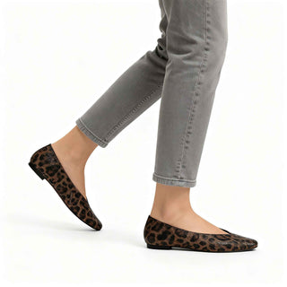 Damen Loafer Leopardenprint Klassik