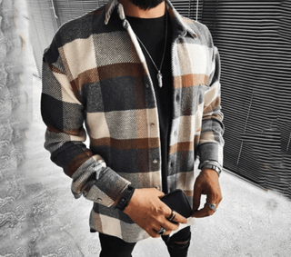 Slim Fit Hemd Alltag - Cecile LavelleBraun