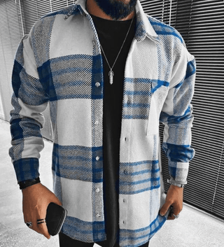 Slim Fit Hemd Alltag - Cecile LavelleDunkelblau
