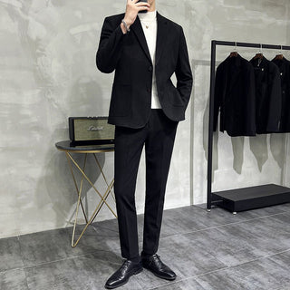 Slim Fit Herrenanzug für Hochzeit & Business - Cecile LavelleSchwarz
