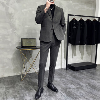 Slim Fit Herrenanzug für Hochzeit & Business - Cecile LavelleDunkelgrau