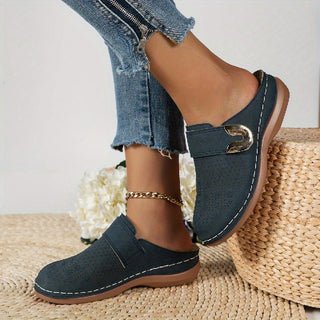 Slip - On Loafer mit Schnalle und rutschfester Sohle - Cecile LavelleBlau