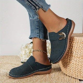 Slip - On Loafer mit Schnalle und rutschfester Sohle - Cecile LavelleBlau