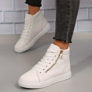 Sneaker Damen High-Top in Weiß