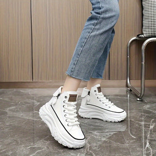 Sneaker Damen mit Plateausohle