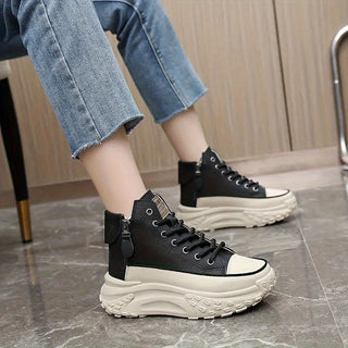 Sneaker Damen mit Plateausohle