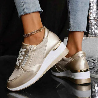 Sneaker Damen Plateau - Cecile LavelleSilber